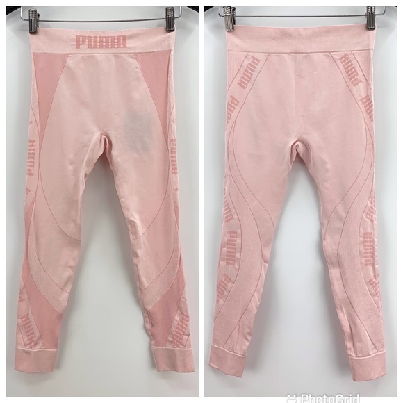 Puma NWT Pink Evostripe Evoknit 7/8 Tights, Small - Picture 9 of 16